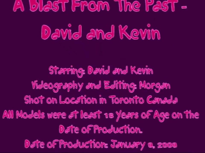 The Great Canadian Male: A blast from the past - Kevin and David