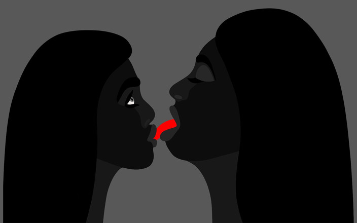 MindBody By Binit: Penghisapan lidah kali pertamanya dan pengalaman lesbian pertamanya - Erotika Asal