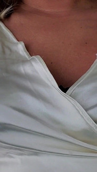 White Satin Top
