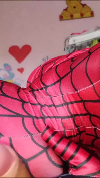 Nowy sex oralny kostium SpiderGirl