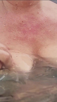 Eu agitei meu peito no spa só para você