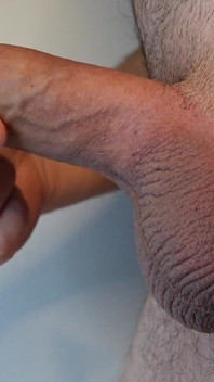 Edging Thick Uncut Cock Through Throbs to Ruined Drip and Fat Load