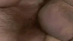 Despite her age, this horny brunette granny with shaved pussy enjoys being fucked wildly until she cums