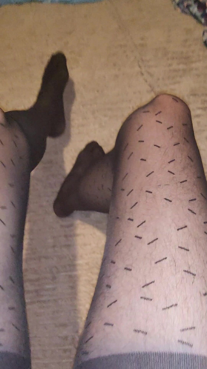 LoverPantyhose: Mijn patroon zwarte panty plagen