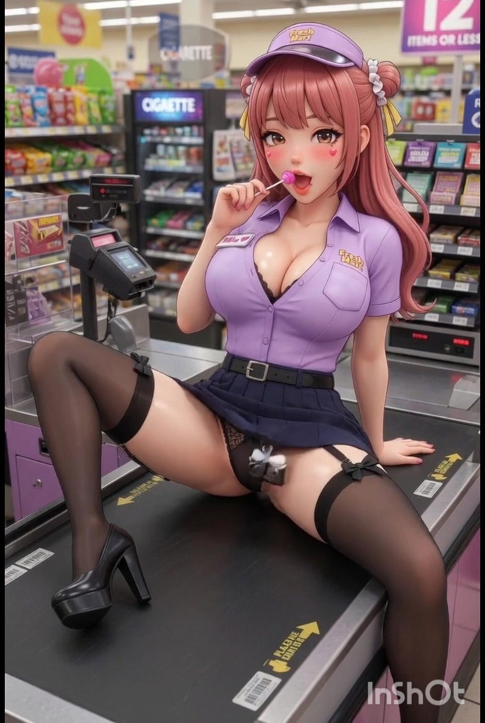 Wertstofsamler: Tyska Hentai-försäljare med stora bröst knullar och onanerar