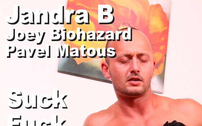 Picticon BiSexual: Jandra B и Joey Biohazard и Pavel Matous сосут, трахают анальный бисексуальный камшот на лицо