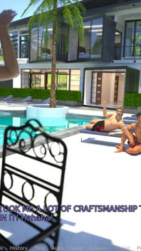 Minha esposa gostosa italiana: esposa corno seu marido com seus amigos à beira da piscina - episódio 7