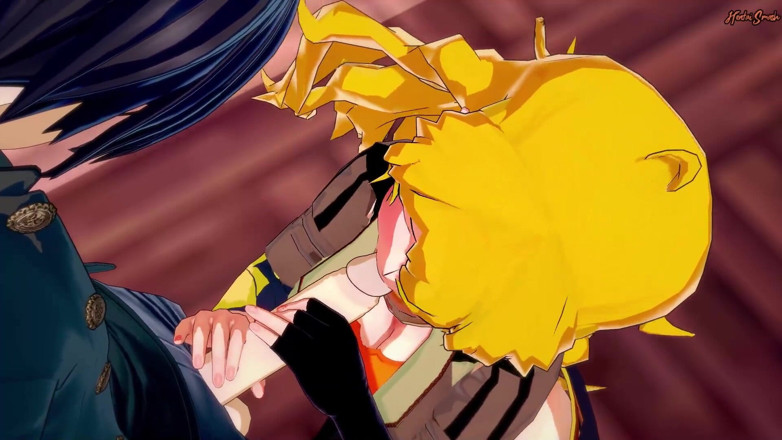 Hentai Smash: Yang Xiao Long głębokie gardła kutas i połyka spermę - RWBY...