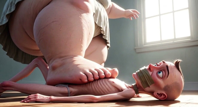 YOUR BEST FANTASY: Ssbbw merangkul wajah pria ini dengan ganas - penghinaan