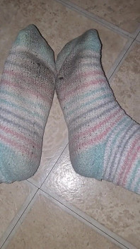 Pieds de chaussettes floues