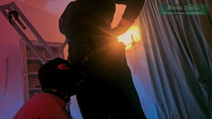 Strict Senz: Monika schmidt口交训练戴绿帽子穿戴式假阳具婊子吐口水口头羞辱