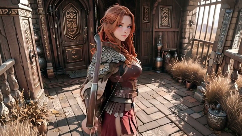 Seraphina Vale: レッドクイーンの壮大な旅!ゴシックホールの冷たい美女、重い鎧の下の怠け者の戦士?