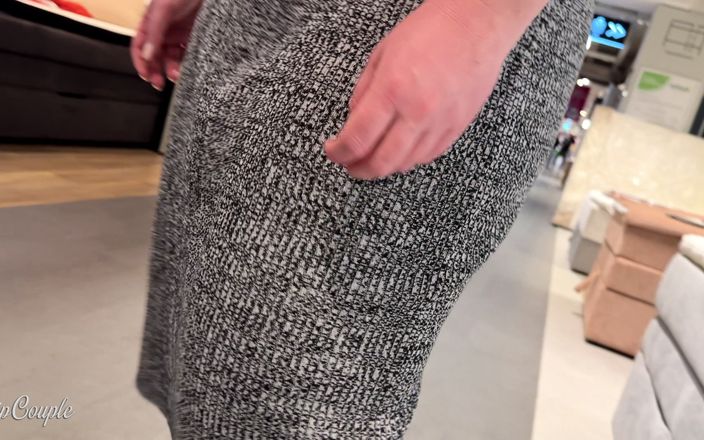 SlipCouple: Full Version - Risky Day in a Furniture Store - Handjob Blowjob...