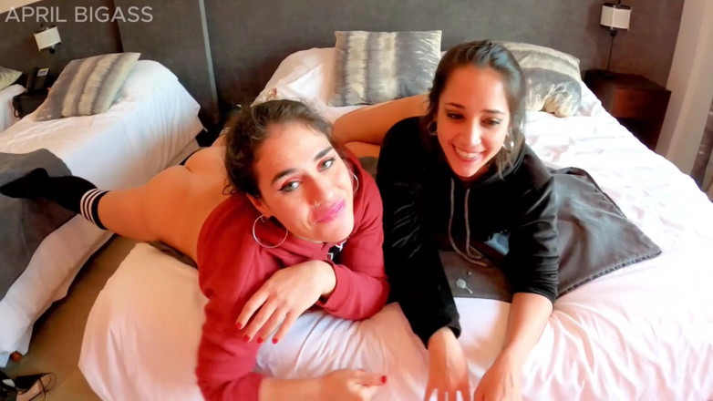 April BigAss: Threesome of Sluts, Dirty Ass to Mouth &amp; Swallowing Dirt Cum
