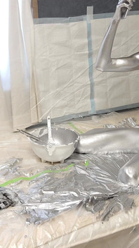 Silver Body Paint 2