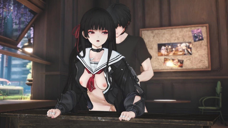 NSFWOtaku: Wuthering Waves - adegan seks panas Chisa 2 - Animasi 3D