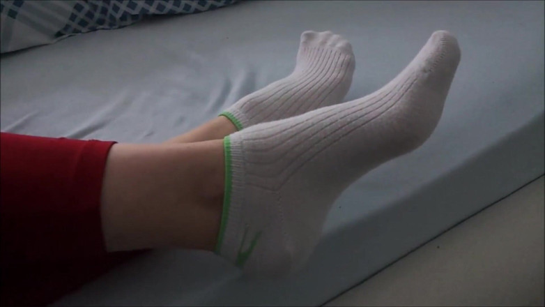 Goddess Lina: Goddess Lina's white socks fetish. Vol 2