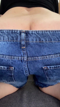Short Jeans Ass Fart Blasts Straight to Your Face