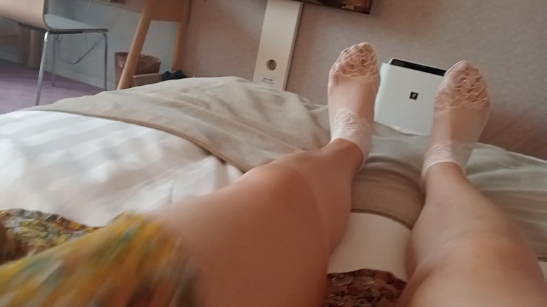 Mayumi Kanzaki: Фетиш відео ноги, трусики і промежина