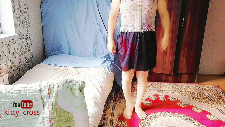 Kitty_Cross: Gebogen woestijndanseres grote kont dame jongen cosplayer model heet mietje