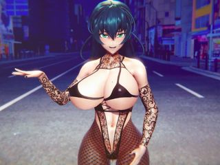 Mmd anime girls: MMD R-18, anime, filles, danse sexy, clip 76