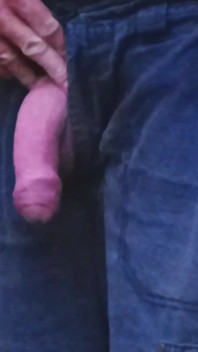 Big Uncut Cock Wanking and Cumming for the Neighbours Again - Rockardglans