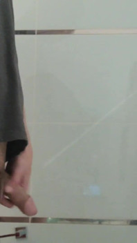 Guy Caught Pissing by Bathroom