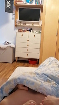 Stepmother Came to Her Step-son in the Morning to Have Sex.