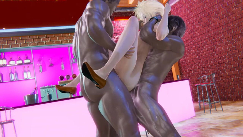 Yaoitube: Final Fantasy Yaoi Cloud Femboy Double Penetration