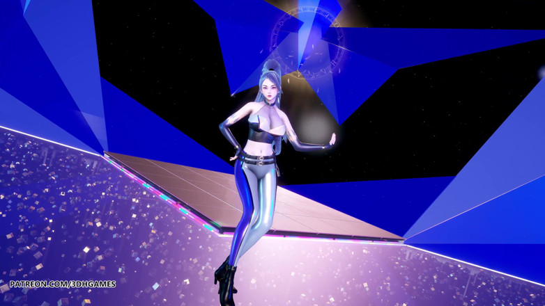 3D-Hentai Games: [MMD] （G）I-DLE - LATATA Kaisa 热脱衣舞传奇联盟 kda 4k 60fps
