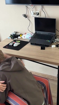 Saw a Friend's Big Dick Couldn't Oppose and Gave Him a Deep Throat Blowjob Part 1