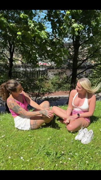 We Need a Sexy Man to Come Lick Our Feet for Us