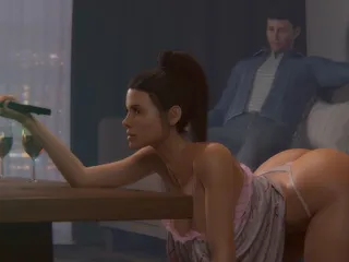 レイチェルフルムービー:不貞なガールフレンド(ハードセックス!極端なディープスロート、3D変態ポルノ)ドーベルマンスタジオ