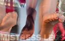 Mistress Legs: Wet Nylon Foot on the Glass provoca você e brinca...