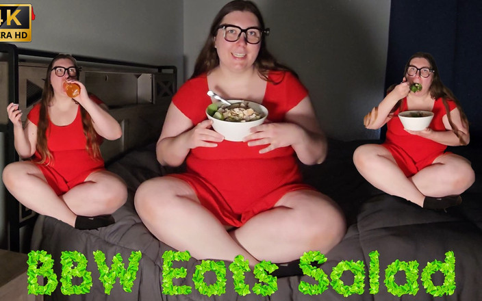 largebootylexi: Asmr Obrovský Salát Mukbang: BBW Křupání a Gulping