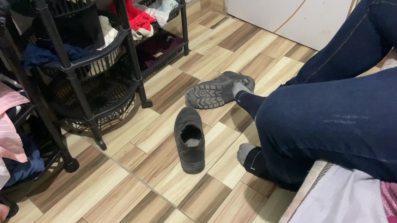 Couple 2 Black: 03 Мой большой муж возвращается домой с работы