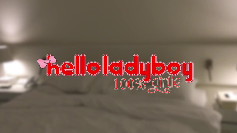 Hello Lady Boy: Thai thai fickt auf großen schwanz