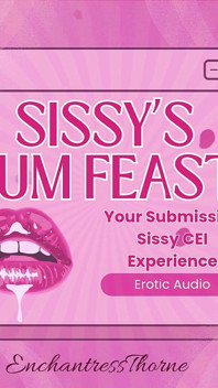 Sissy's spermafeest: je onderdanige Sissy CEI-ervaring