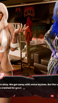 Gameplay sin & rock'n'roll bagian 1 - van crash, halte motel & awal yang baru