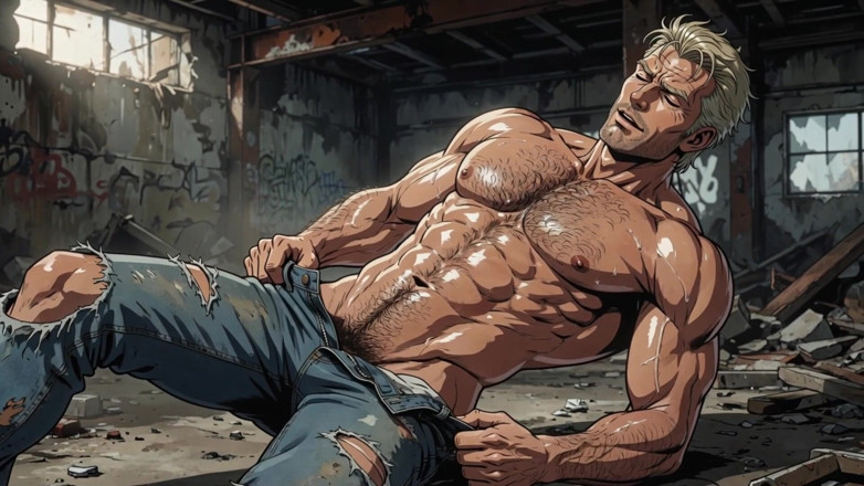 Erotic Man: Chlupatá prsa Muži Animace
