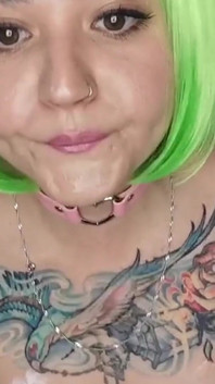 Ich lutsche meinen dildo - rosa hurrikan