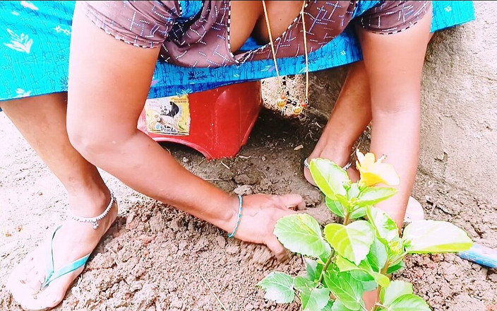 Telugu honey lips: Villegeはメイドのクソ土地の所有者を形成します。テルグ語の汚い話