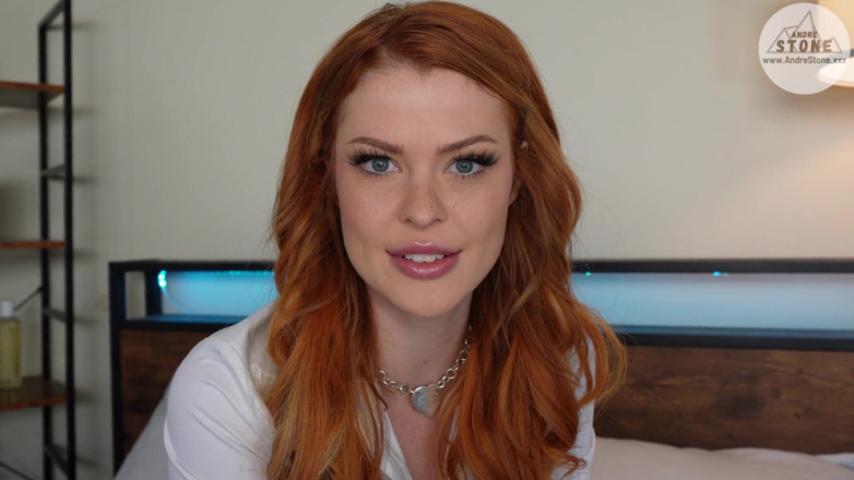 Andre Stone: Sexy pelirroja colegiala seduce a su tutor