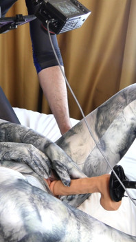 Nora Fox Wolf Zentai Encasement Machine