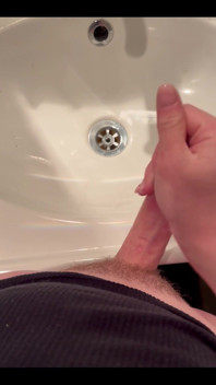 Masturbating