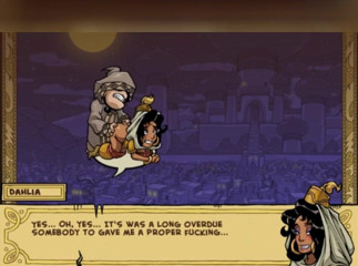 3DXXXTEEN2 Cartoon: Jasmine is taught to have no shame, 3D porn cartoon sex