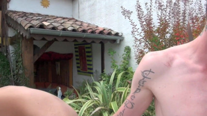 Crunch Boy: The French twnk Kevin ass fucked by Guillaume Wayne outdoor