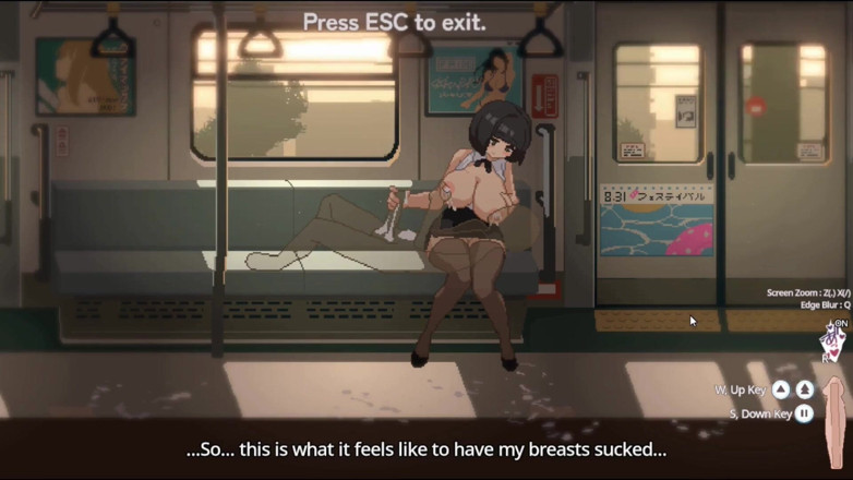 NSFWOtaku: Gioco hentai - Train45 - Hentai Reina scena completa