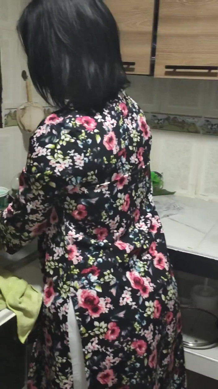 Crisanto999: Sex With My Stepaunty In The Kitchen While Her Husband...
