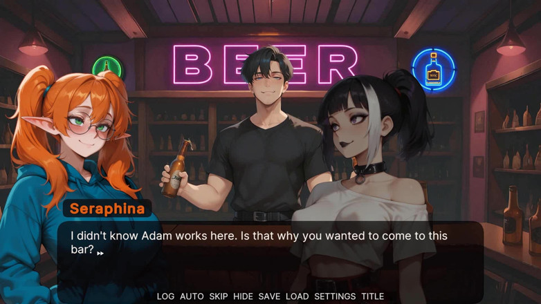 Futavision: Seraphina's Life: Futanari Elf e sua colega de quarto sexy -...